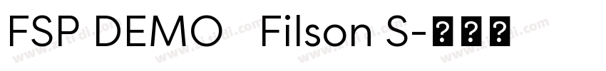 FSP DEMO   Filson S字体转换